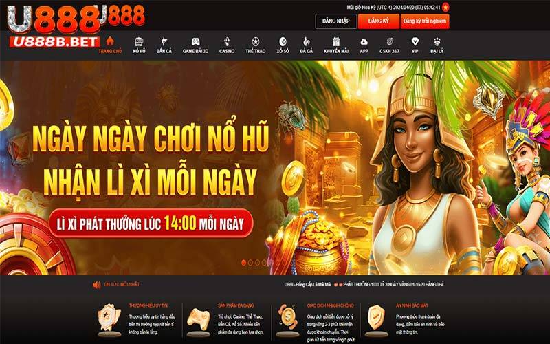 Một số thông tin mới nhất tại U888